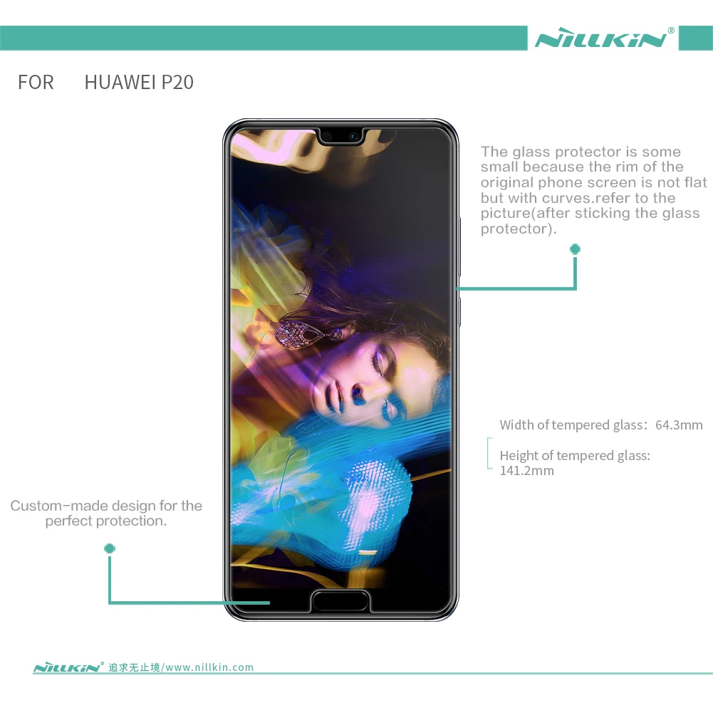 Nillkin для Huawei p20 мм 0 2 Анти взрыв экран протектор против царапин Закаленное стекло