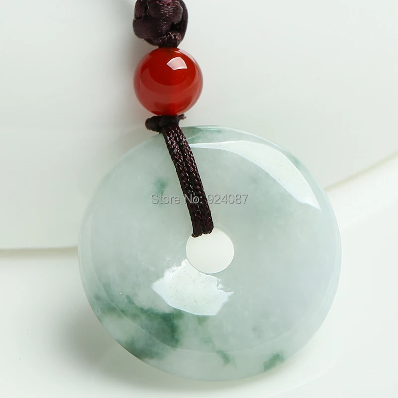 Натуральные восковые цветы плавающий нефритовый кулон подлинные товары