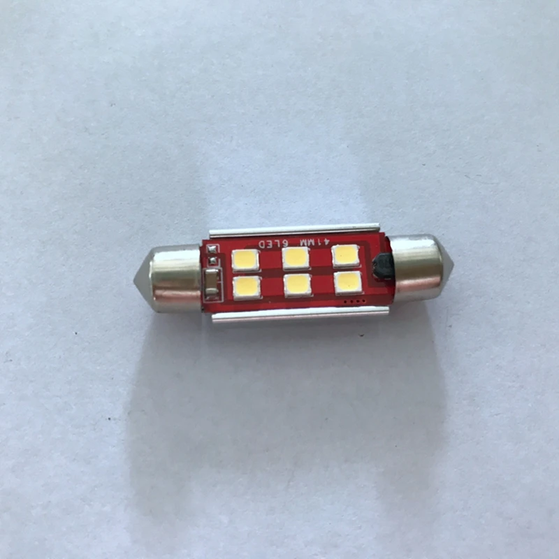 10 шт. Voiture светодиодный Feston 12 V 24 V с can-bus 2835 Светодиодный 4SMD 6SMD гирлянда 31 мм 36 мм/39 мм/41 мм лампа для чтения лампа для салона автомобиля