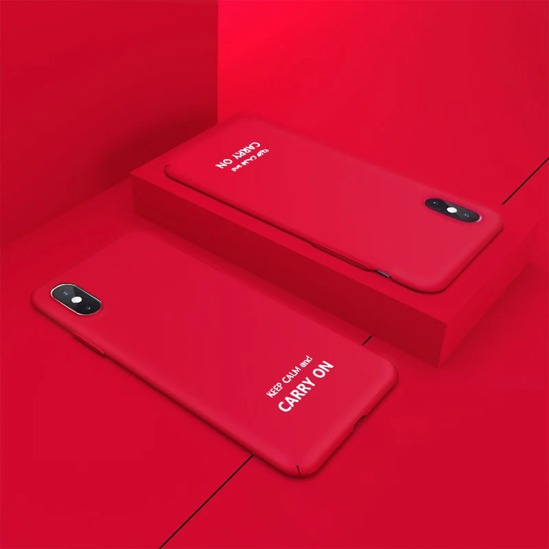 ADKO для Funda iPhone X 11 Чехол Ультра тонкие матовые цветные Чехлы для iPhone 7 plus 8 6 6s X XS MAX XR 11 Pro Max чехол - Цвет: Red B