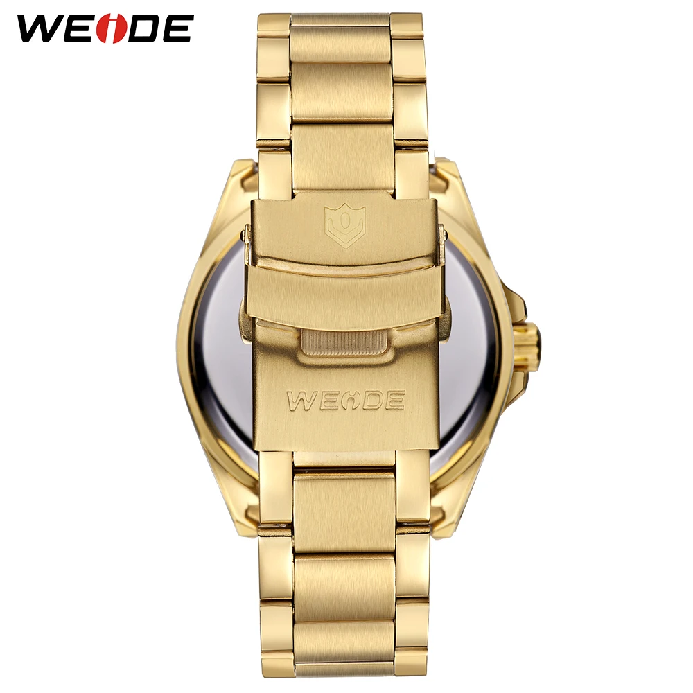 WEIDE Роскошные Брендовые мужские спортивные роскошные Бизнес Золотой чехол с