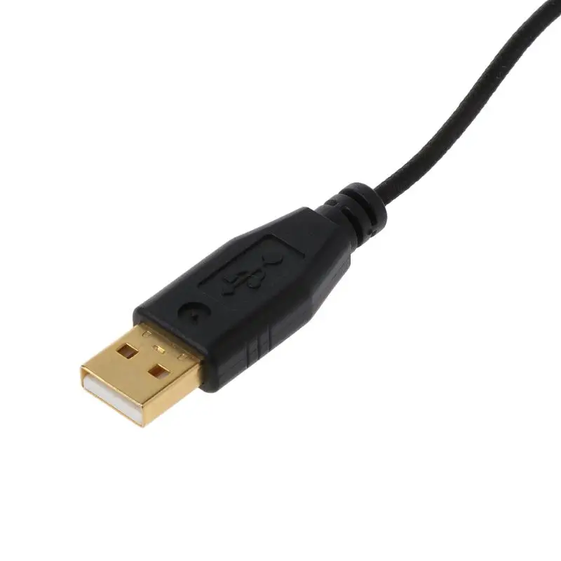 Позолоченный прочный нейлоновый плетеный кабель USB для мыши сменный провод Razer Naga
