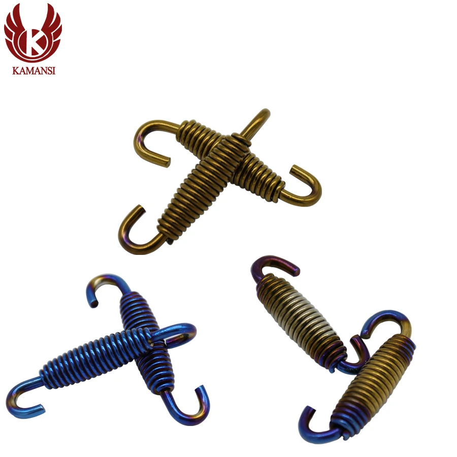 KMS 6pcs Hooks Modified motorcycle Yoshimura Accessories Stainless Steel Spring Hook Motorcycle Exhaust Pipe Muffler Springs |