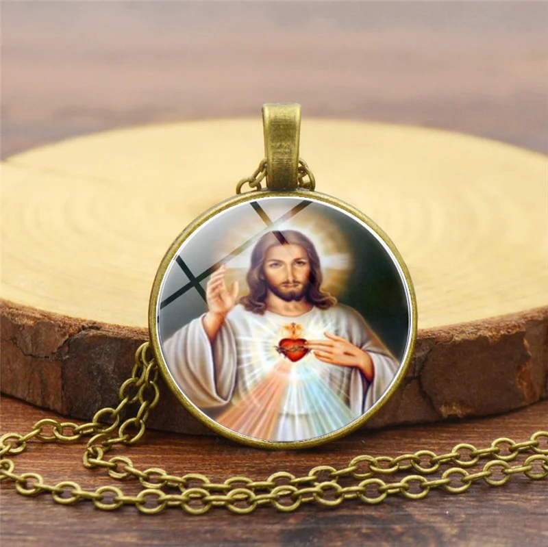 Благословенная девственная Мария мать Детские Цепочки и ожерелья Иисус Христос