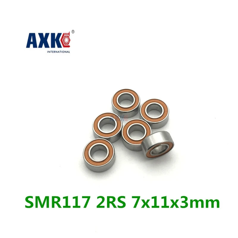 7x11x3 SMR117 2RS CB ABEC7 LD мм Гибридный Керамический шарикоподшипник из нержавеющей