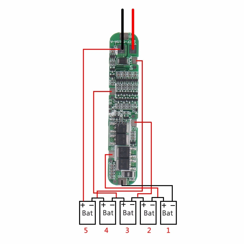 5S 15A литий ионная литиевая батарея 18650 зарядное устройство PCB BMS 18 5 V Плата защиты