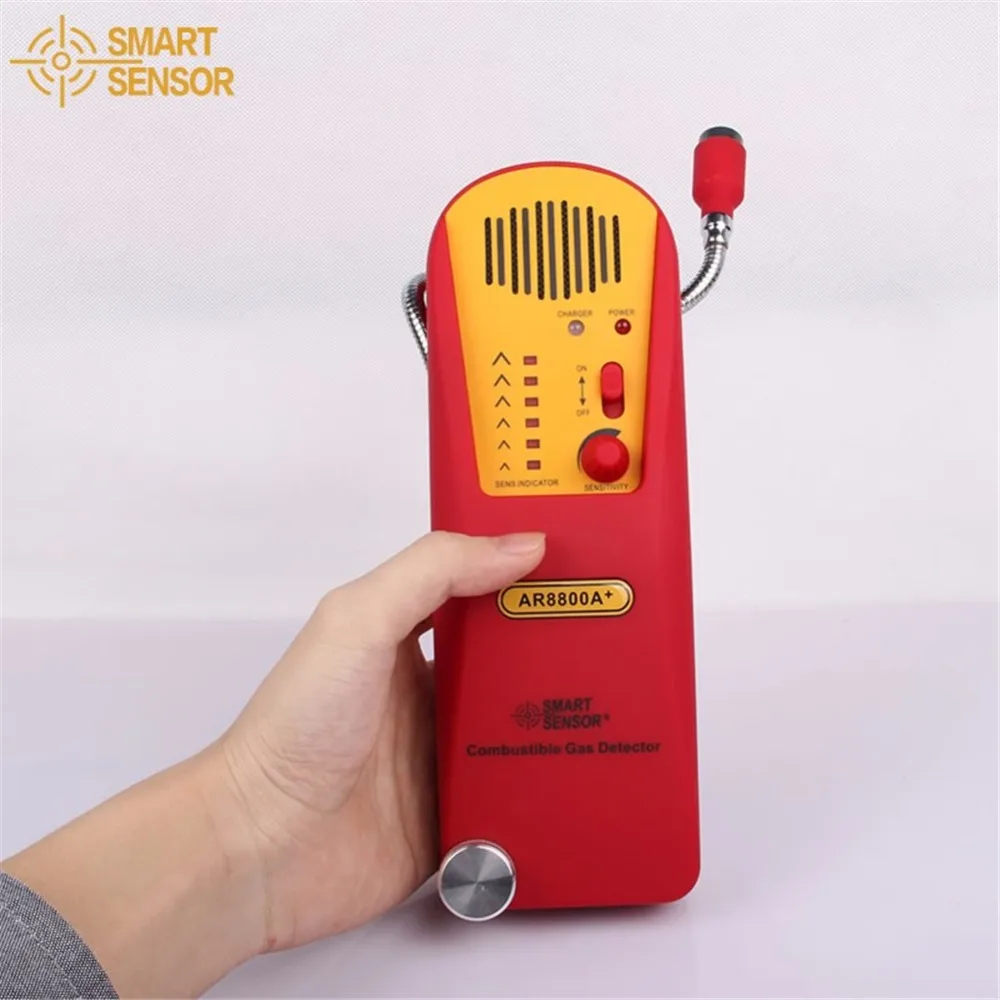 Умный датчик AR8800A тестер утечки горючего газа тест природного метан детектор