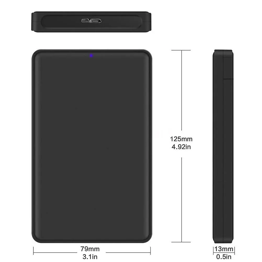 EastVita жесткий диск USB 3,0 SATA HDD коробка HDD жесткий диск внешний жесткий диск Корпус черный корпус