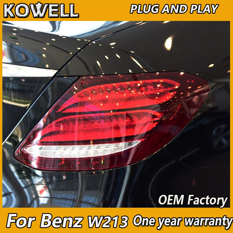 Автомобильный Стайлинг KOWELL для Mercedes Benz W213 E180 E200 E260 E300 E320 E400 светодиодный задний