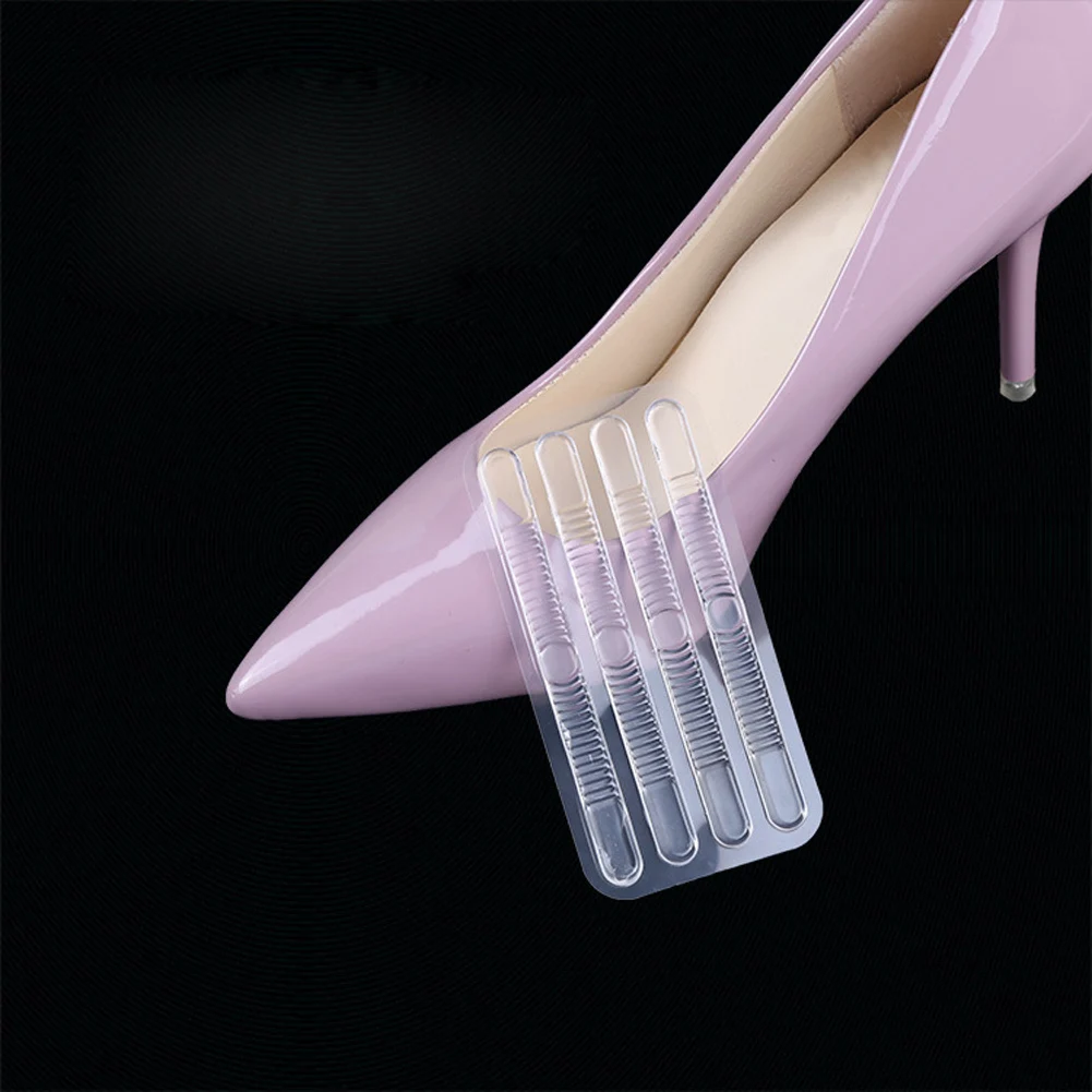 Женская обувь на высоком каблуке с застежкой липучкой утепленная прозрачная из