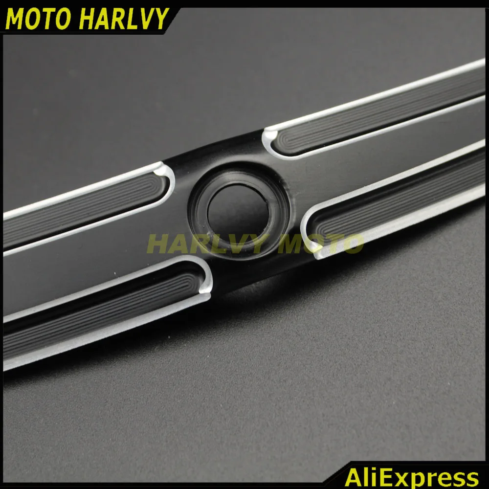 Черная скошенная накладка на лобовое стекло для Harley Street Glide Ultra Limited и Tri Glide