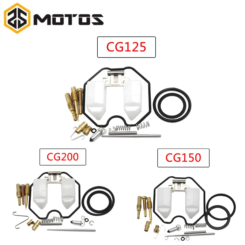 ZS MOTOS мотоцикл Keihin PWK карбюратор PZ26 PZ27 PZ30 ремонтные комплекты CG125 CG150 CG200 Carb для HONDA Мотоцикл CG ремонтный комплект