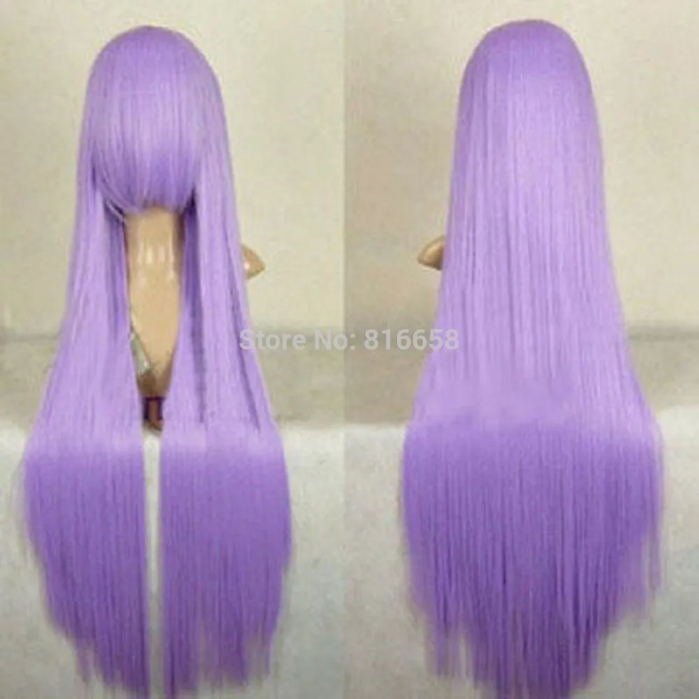 Счастливая Звезда Хиираги Кагами Косплей Длинные Фиолетовый Парик TLD218 |