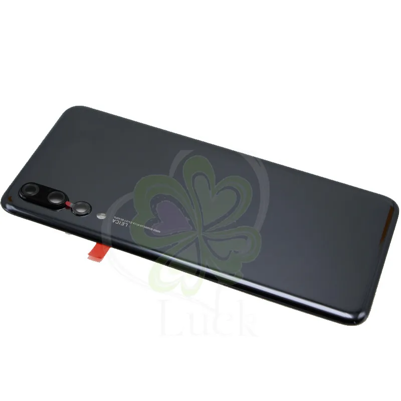 6," для huawei P20 Pro задняя крышка батарейного отсека задняя дверь корпус стеклянная панель Замена+ объектив камеры P20 Pro задняя крышка