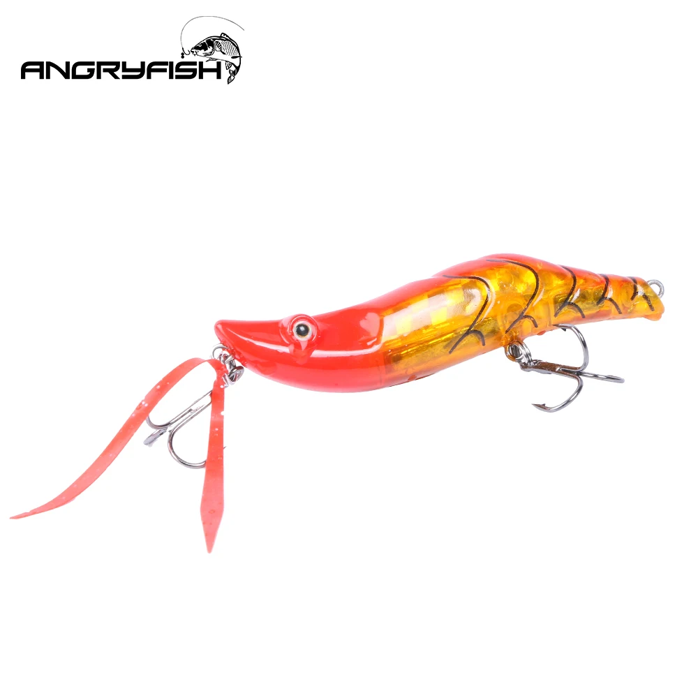 Фото Искусственная рыболовная приманка Angryfish, горячая Распродажа, 1 шт., 8 см, 14 г, с зазубренными крючками, 5 цветов, C8013 №1