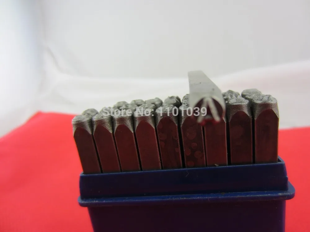 

27pcs 8 MM Capital Letter A-Z Punch Stamp Set steel punch tool Jewelry Stamp