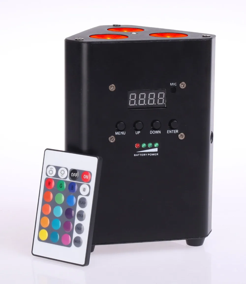 SZB 3 шт. sx10w 4 в 1 RGBW с питанием от батареи IR Par ОСВЕЩЕНИЕ для диджея ночного клуба