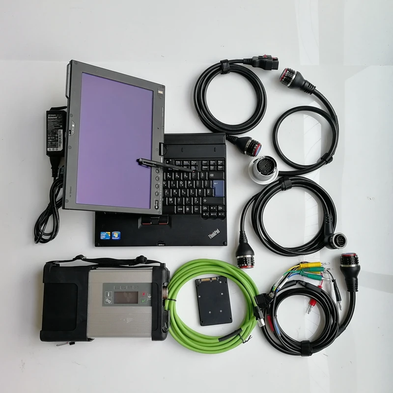 Супер MB Star C5 с программным обеспечением V06.2021 X/EPC/DTS/WIS/Vediamo in HDD/SSD & X200T б/у ноутбук 4G