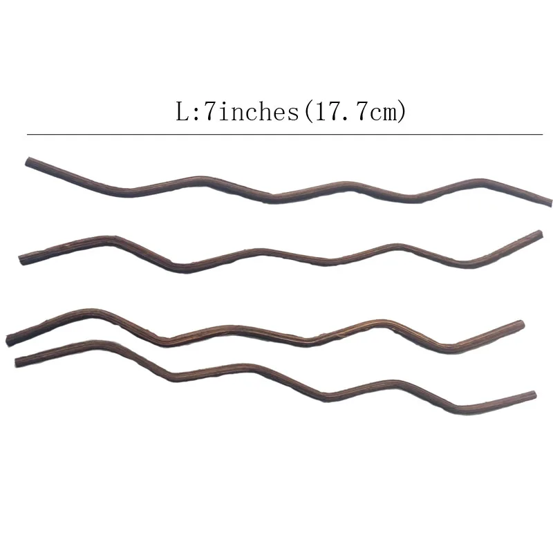 100 шт Премиум коричневый волнистый аромат ротанга тростниковый диффузор