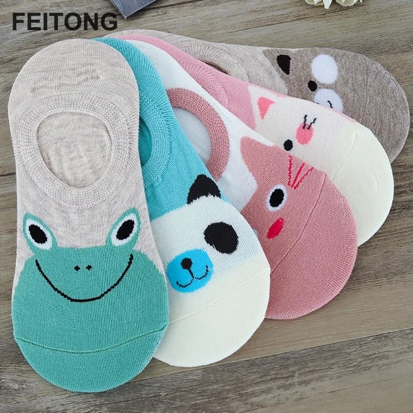1 пара Для женщин Носки для девочек Теплые удобные Повседневное хлопок девушка