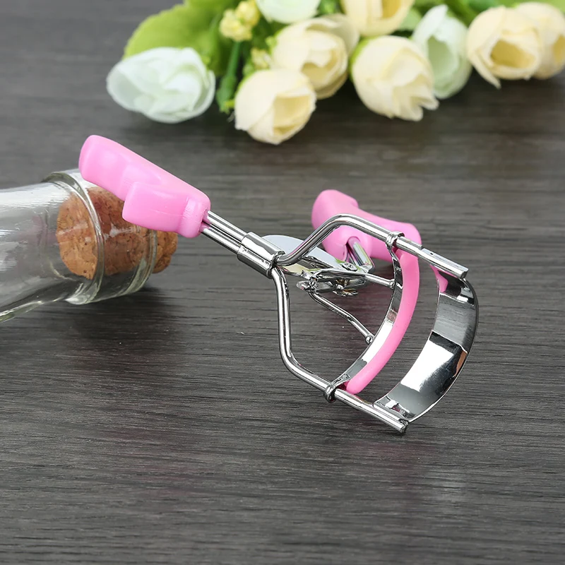 Щипцы для завивки ресниц ELECOOL розового цвета набор инструментов накладные