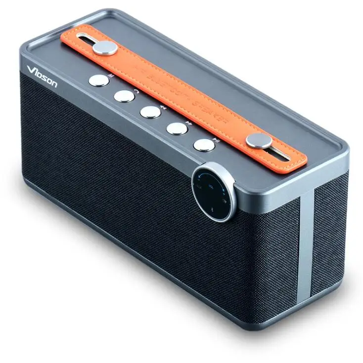VIDSON V6 Bluetooth колонка в ретро стиле смарт-карты сабвуфер Настольный портативный