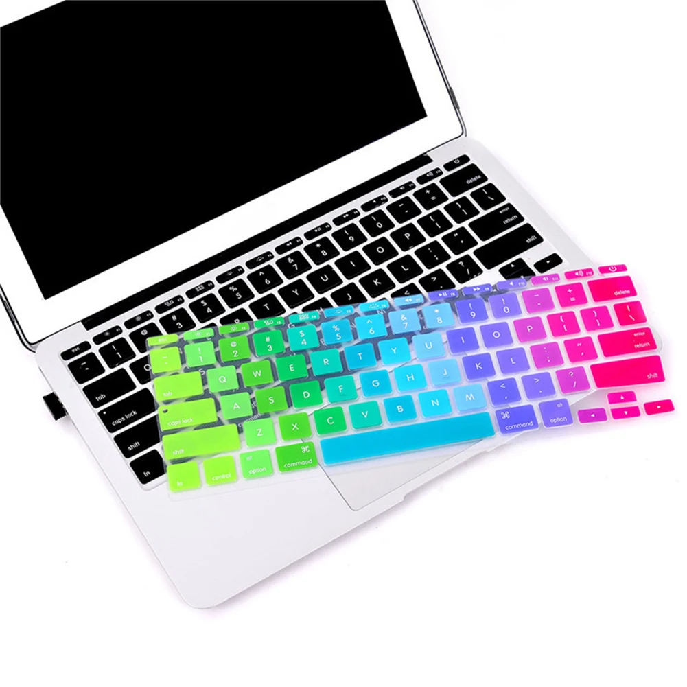 Для Apple Pro 13 15 дюймов Air retina US силиконовые кнопки для клавиатуры защита кожи