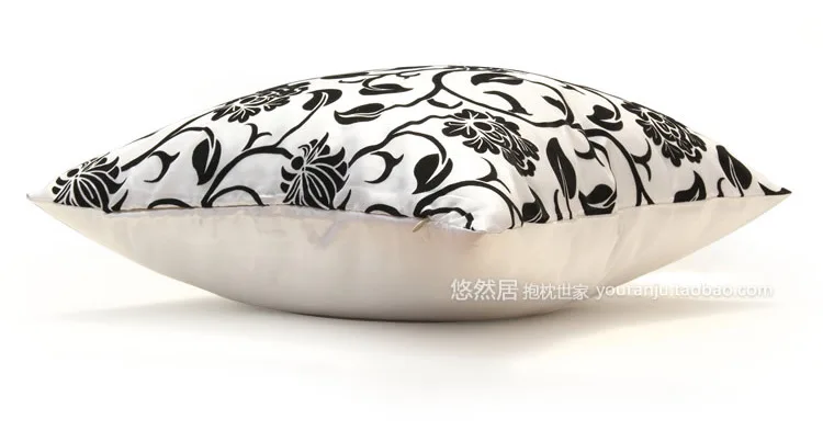 Наволочка шелковая для подушки 45*45 см с ворсом | Дом и сад