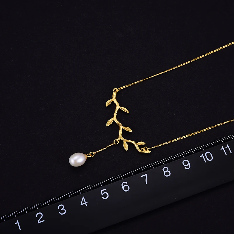 Lotus Fun Real 925 пробы серебро натуральный жемчуг ювелирные украшения водослива из