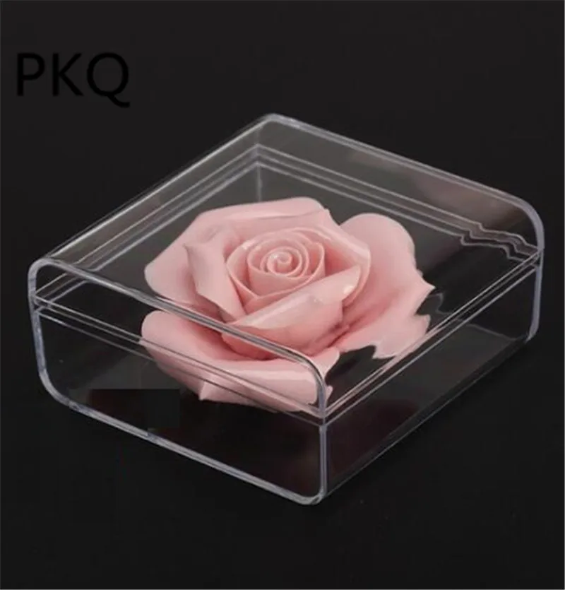 thick Plastic Box Small PS Storage Mini Collection Container Case Transparent Clear Display Boxes transparent | Дом и сад