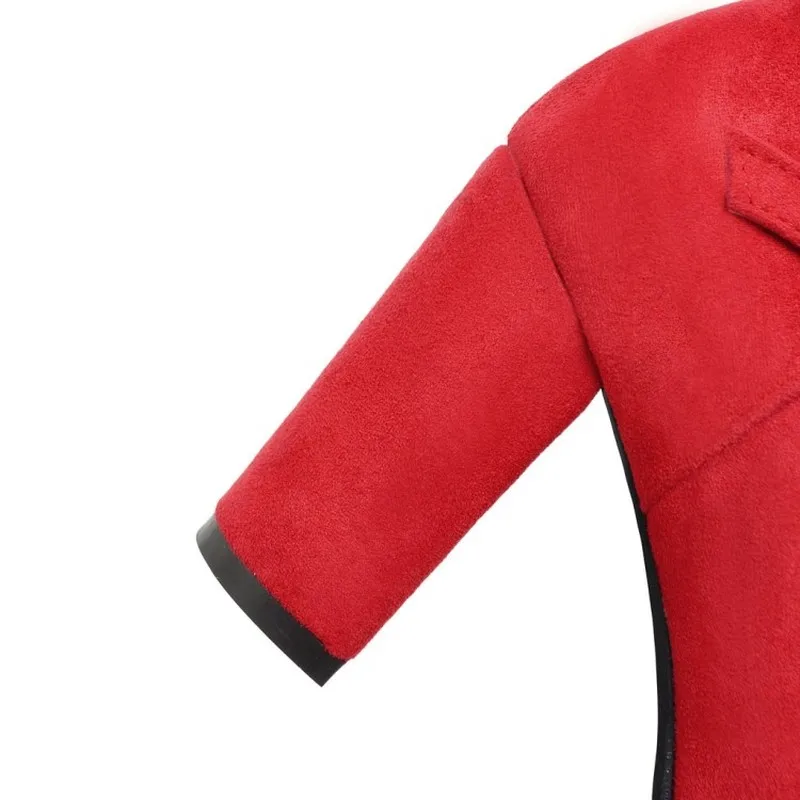 Женские туфли лодочки на высоком квадратном каблуке с острым носком|Женские