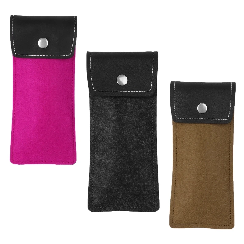 NoEnName_Null сумка для очков из искусственной кожи мягкая короткая с рукавами