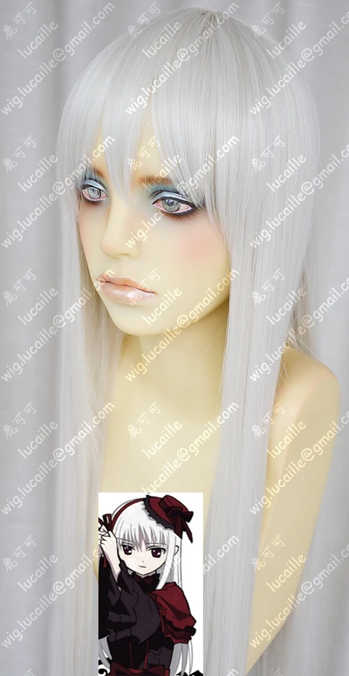 

Anime K-Project Anna Kushina Cosplay Wig 80cm Long Heat Resistant Synthetic Hair Wigs + Wig Cap