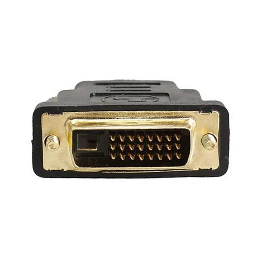 Позолоченный адаптер преобразователя DVI 24 + 1 к HDMI штекер гнездо 1080P HD TV для ПК ТВ