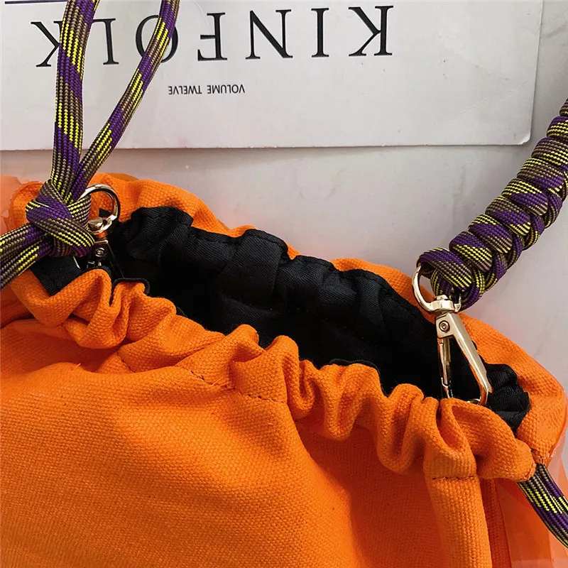 Женская прозрачная сумка на плечо с кисточками и завязками лето 2019|Сумки ручками|