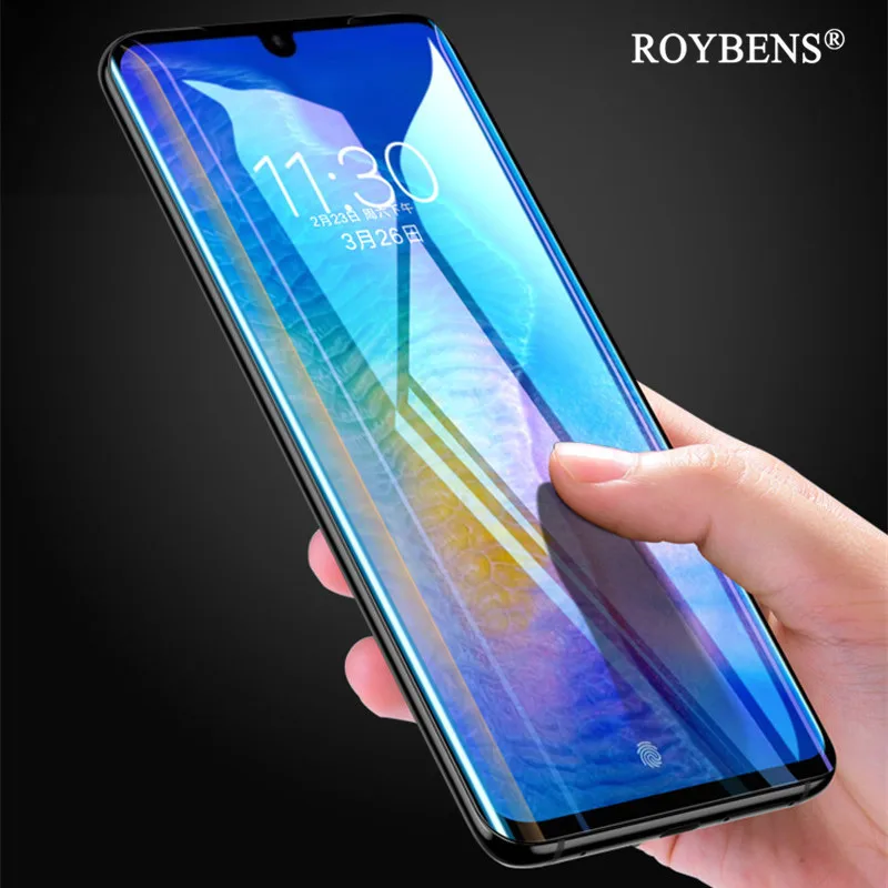 Полная защита экрана для huawei P30 Pro 5D изогнутое прозрачное закаленное стекло Lite P 30