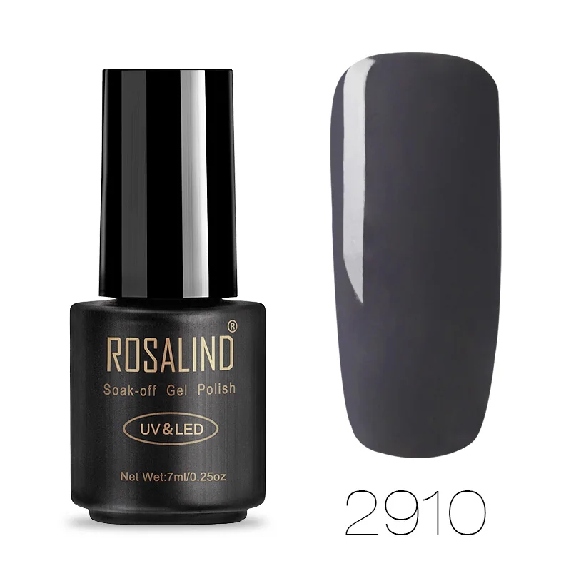 2910 ROSALIND UV набор гель-лаков для ногтей для маникюра Полиакриловый геллак Vernis полуперманентные УФ гибридные лаки для ногтей - Цвет: 2910