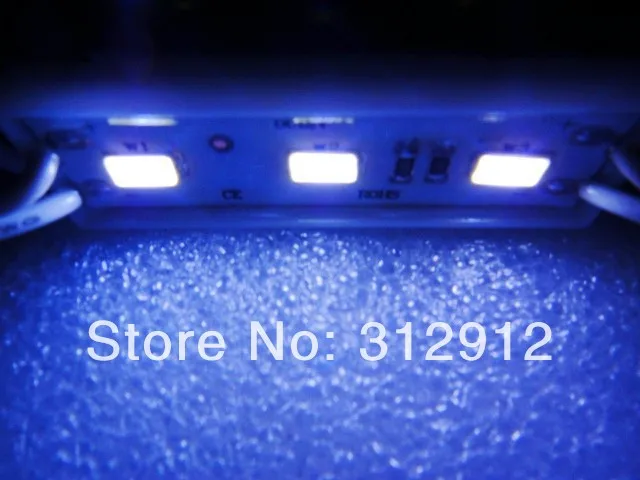 20 шт. 5730 SMD СВЕТОДИОДНЫЙ модуль высокая яркость 1 2 Вт IP65 DC12V 120 150лм Размер: 45 мм * 12
