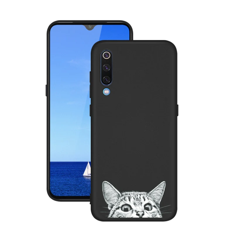 Мягкий силиконовый чехол QAQsam 6 39 дюйма для Xiaomi Mi9 Mi 9 матовый с рисунком чехлы