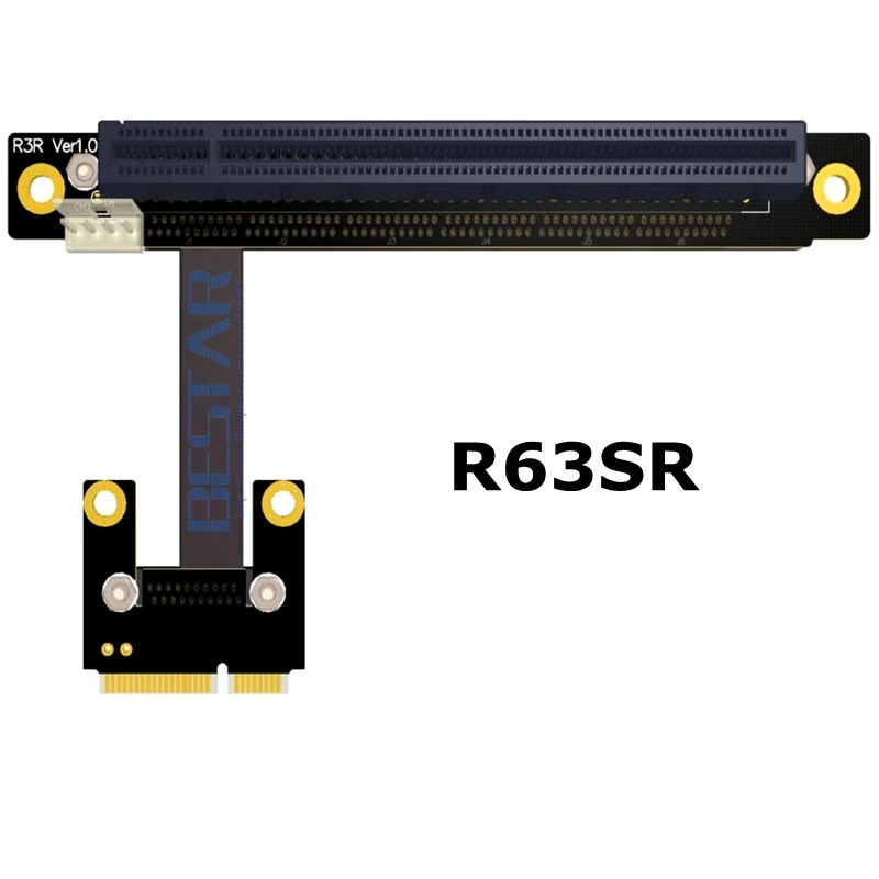 Riser mPCIe Mini PCIe половинный WAN WiFi Для 16x PCI E x16 адаптер карты правый левый локоть 128G/bps