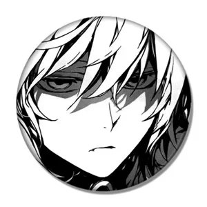 1 шт. 58 мм значок аниме Серафим конца Owari Shinoa Hyakuya Sangu Owari no Seraph Krul значки булавки брошь значок анимация - Окраска металла: 7