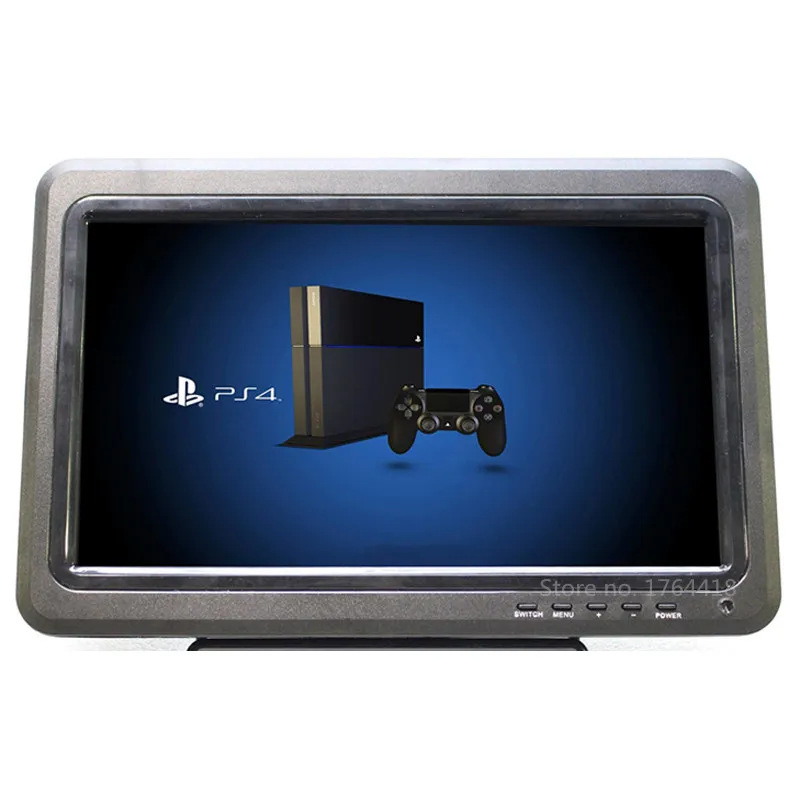 Портативный IPS-монитор 10 1 дюйма 1024*600 с поддержкой 1080p HDMI + VGA AV USB TV для Raspberry pi XBOX 360 PS