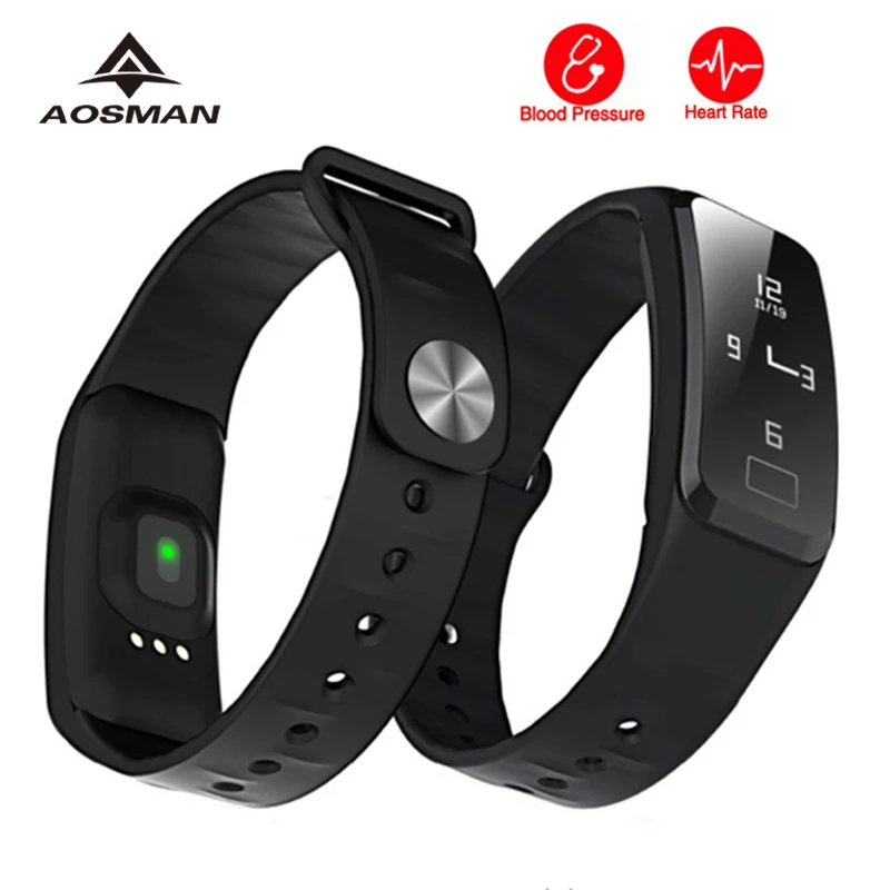 Aosman R1 смарт-браслет монитор сердечного ритма Bluetooth Приборы для измерения