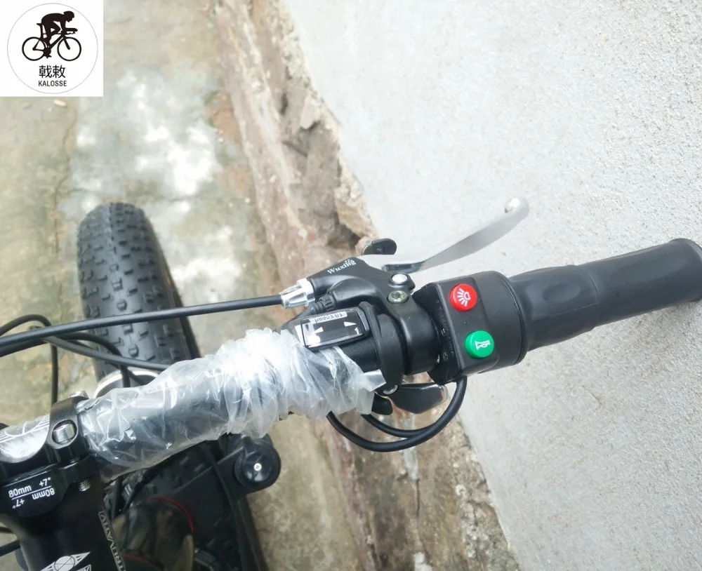 Kalosse 30 Скорость Microshift 48 в 1000 Вт 26*4 0 покрышки пляжный велосипед электровелосипед