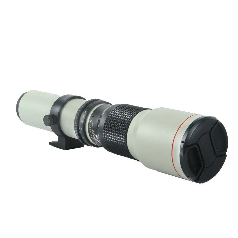 JINTU белый супер 500mm f/8,0 телеобъектив Комплект для NIKON D3400 D5500 D7500 D850 D800 D750 D700 D610 D600 D500 D300 D90 Камера