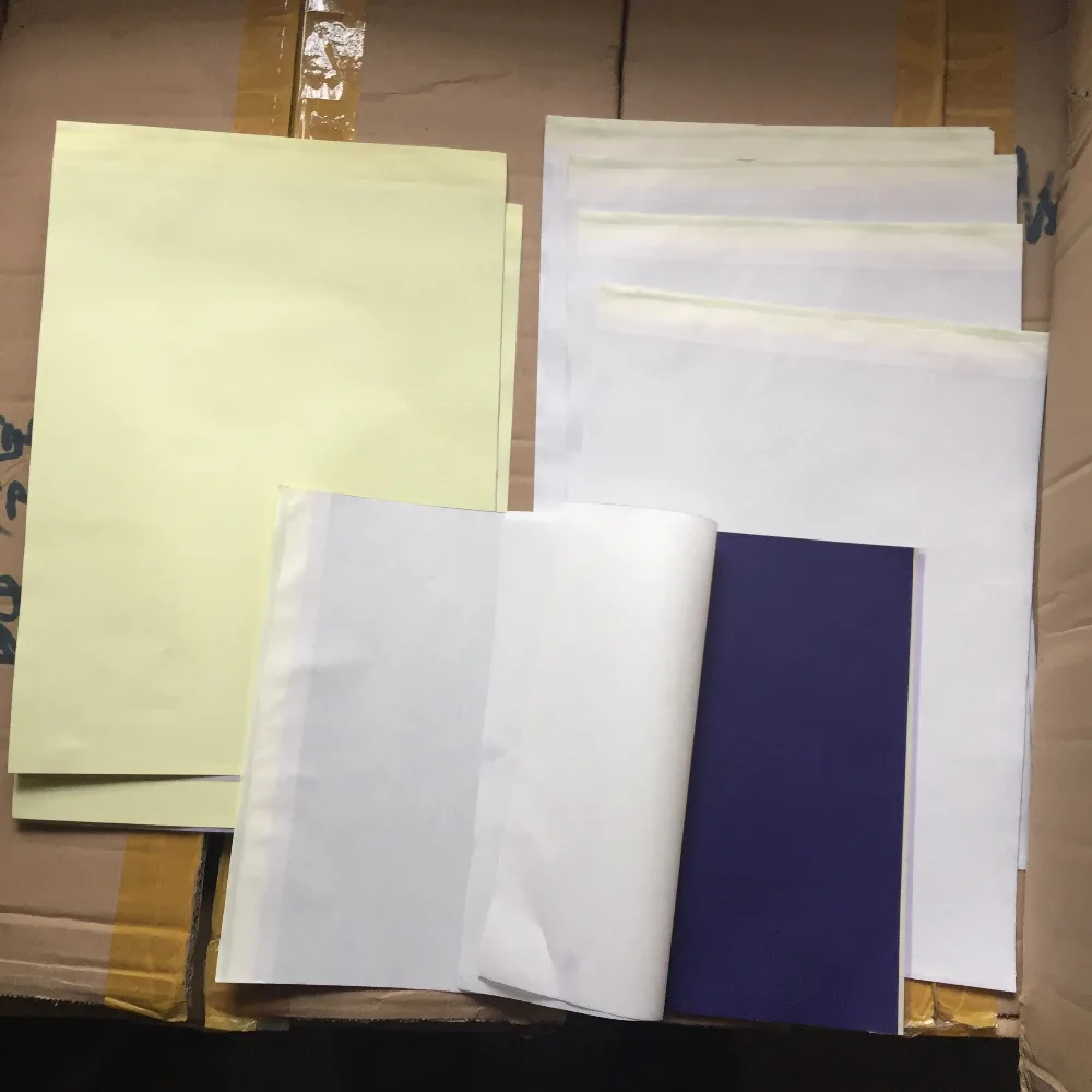 Копировальная бумага для татуировок карбоновая термобумага листья карбоновые