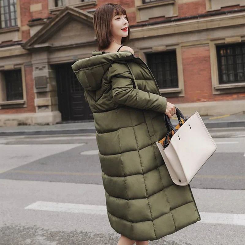 Зимнее пальто Для женщин 2018 Новый куртка повседневная верхняя одежда с капюшоном