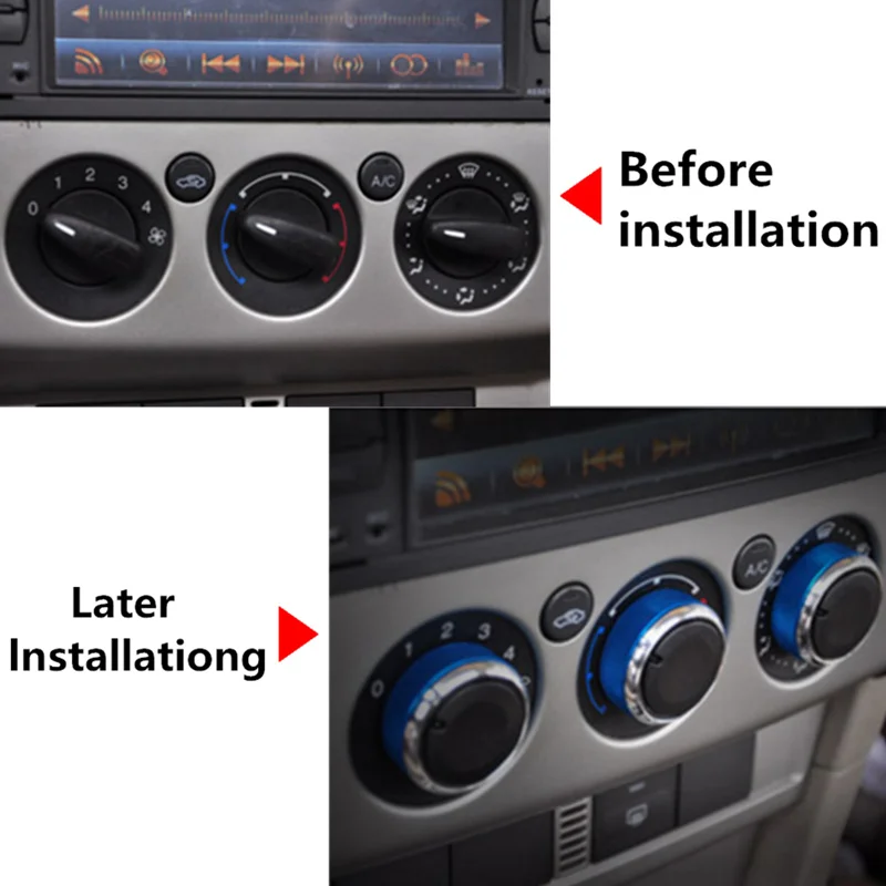 Автомобильный Кондиционер 3 шт./лот регулятор тепла ручка переменного тока для Ford