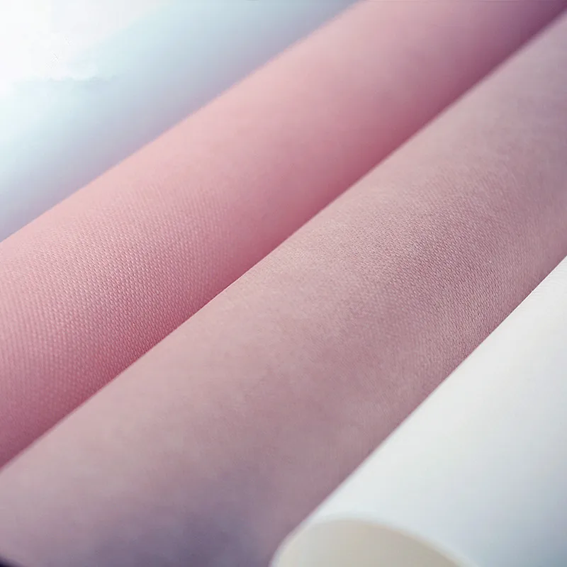 Водонепроницаемая оберточная бумага с цветами розы однотонная в Корейском стиле