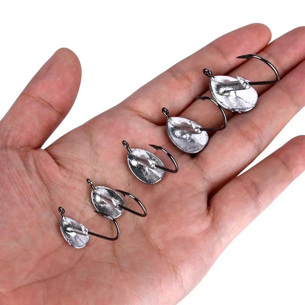Набор крючков Goture Jig Head 3,5 г/5 г/7 г/10 г/14 г стакан рыболовный крючок снасть Мягкая приманка морской стоячий Вибрационный крючок Карп Рыболовный крючок